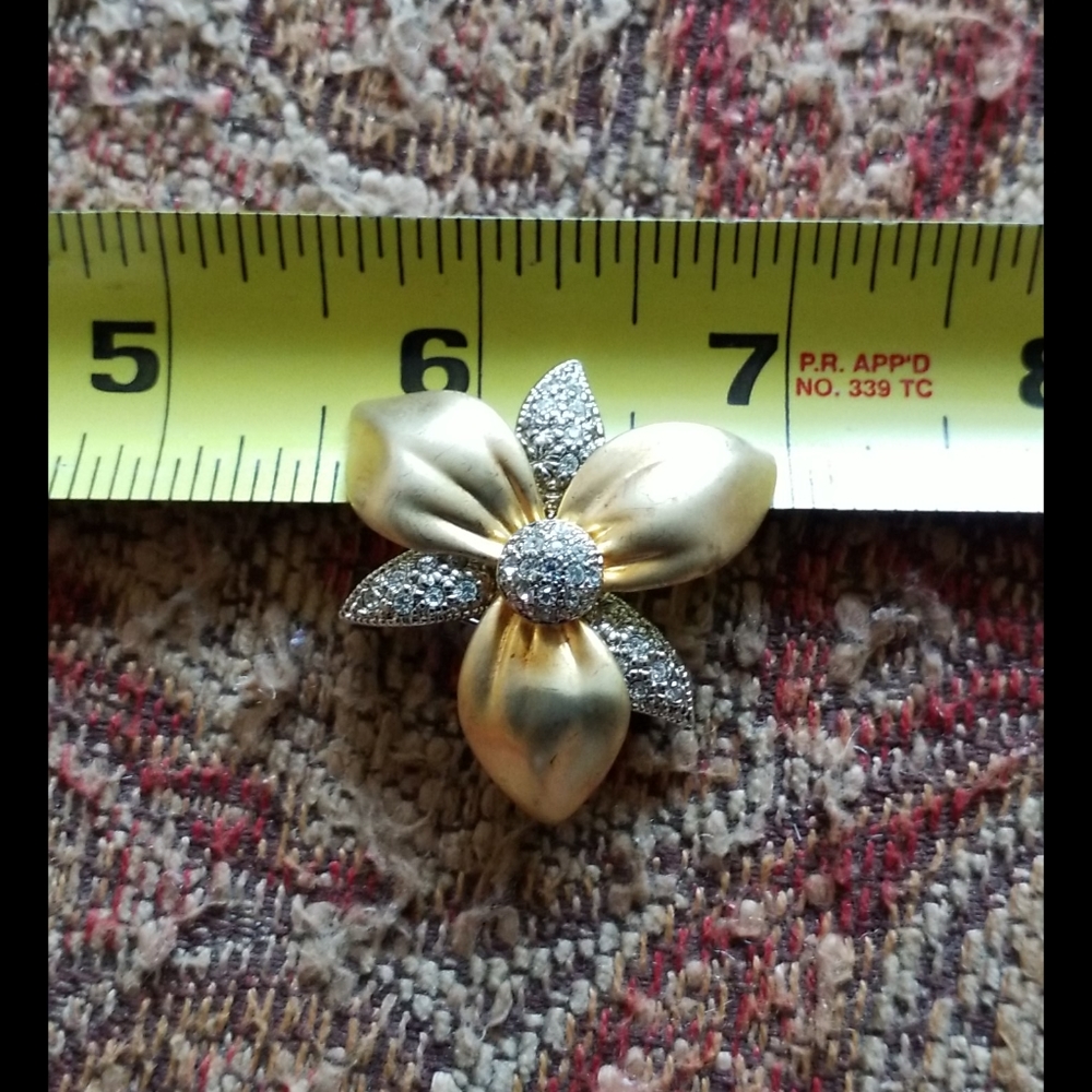 Swarovski Orchid Brooch - Picture 13 of 14